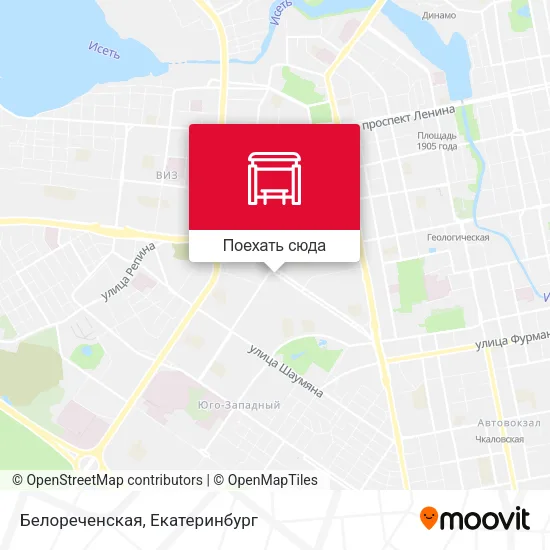 Карта Белореченская