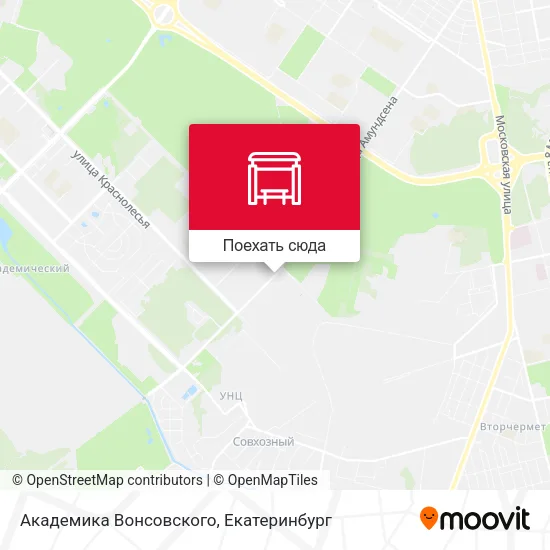 Карта Академика Вонсовского