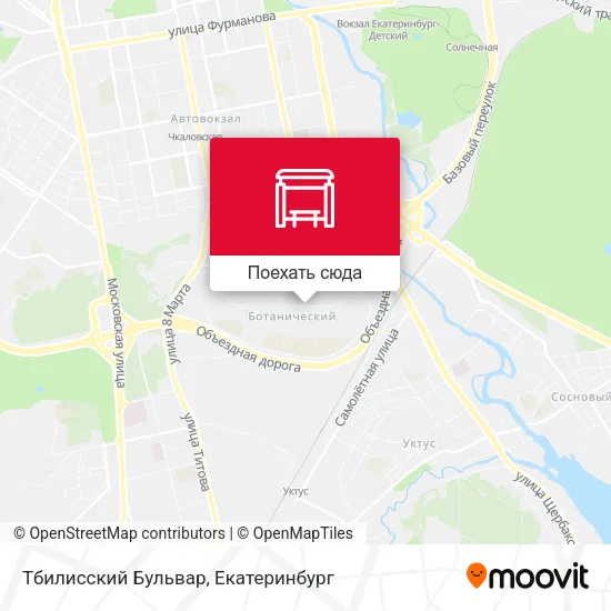 Карта Тбилисский Бульвар