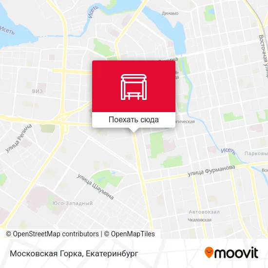 Карта Московская Горка