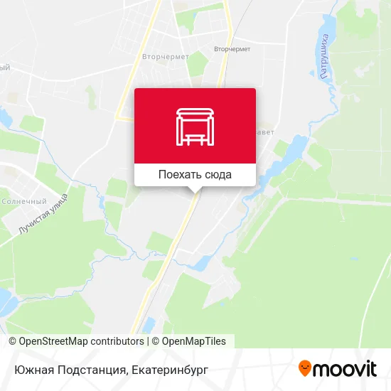 Карта Южная Подстанция