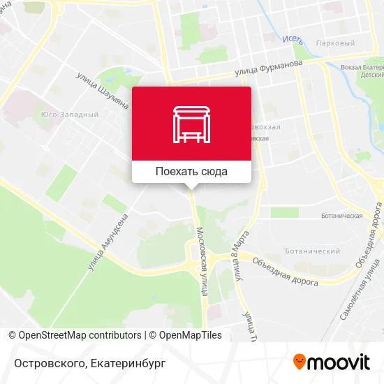 Карта Островского