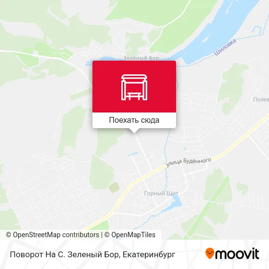 Карта Поворот На С. Зеленый Бор