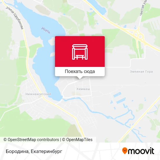 Карта Бородина