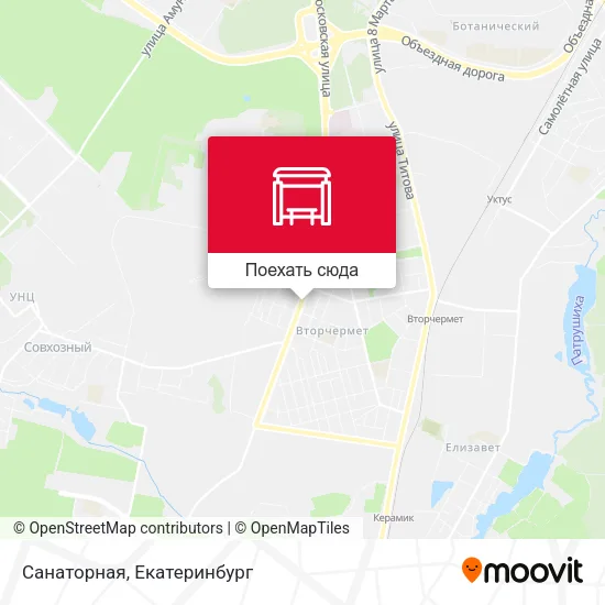 Карта Санаторная