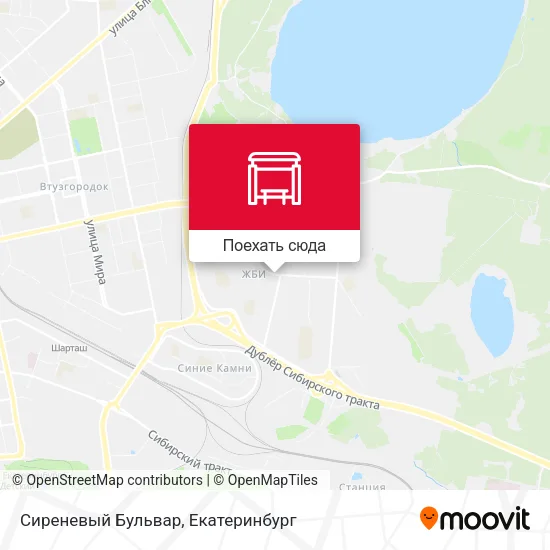 Карта Сиреневый Бульвар