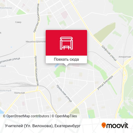 Карта Учителей (Ул. Вилонова)