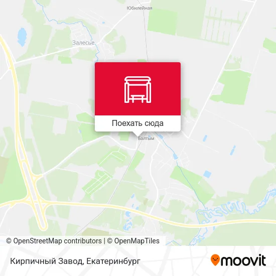Карта Кирпичный Завод