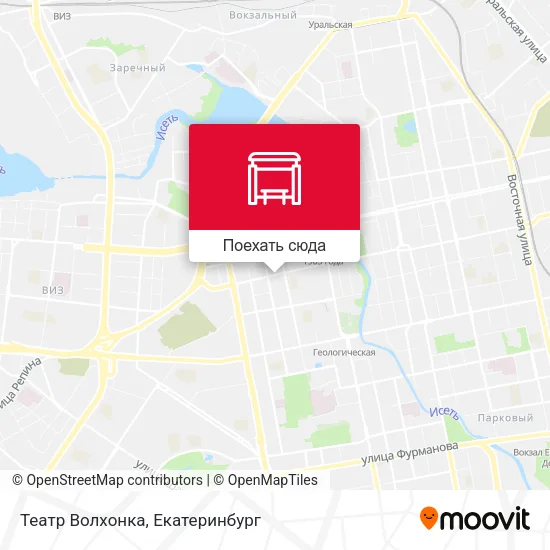Карта Театр Волхонка
