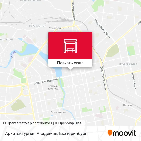 Карта Архитектурная Академия