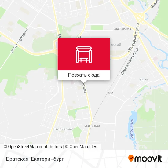 Карта Братская