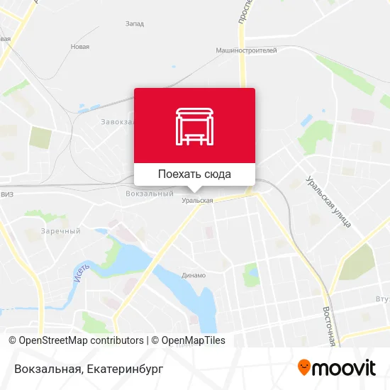 Карта Вокзальная