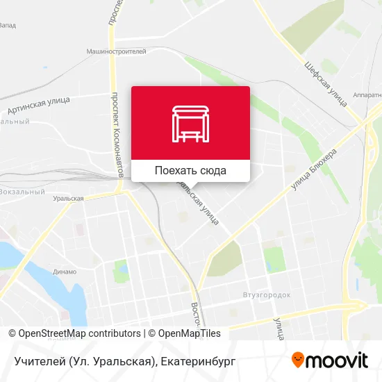Карта Учителей (Ул. Уральская)