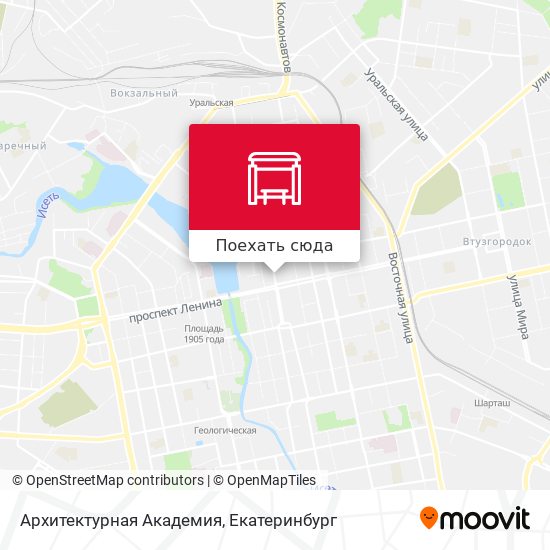 Карта Архитектурная Академия