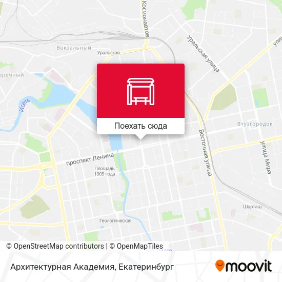 Карта Архитектурная Академия