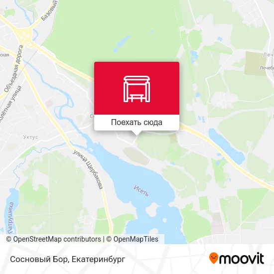 Карта Сосновый Бор