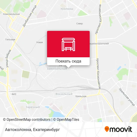 Карта Автоколонна