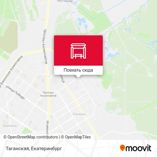 Карта Таганская