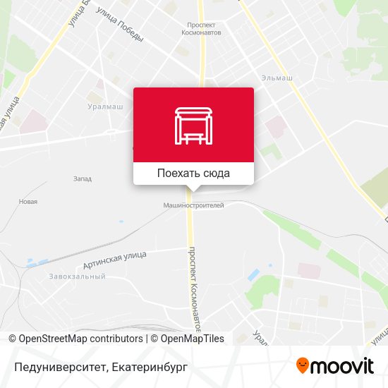 Карта Педуниверситет