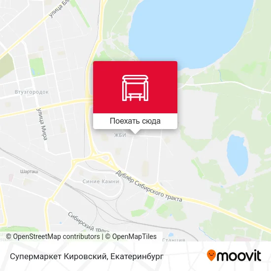 Карта Супермаркет Кировский