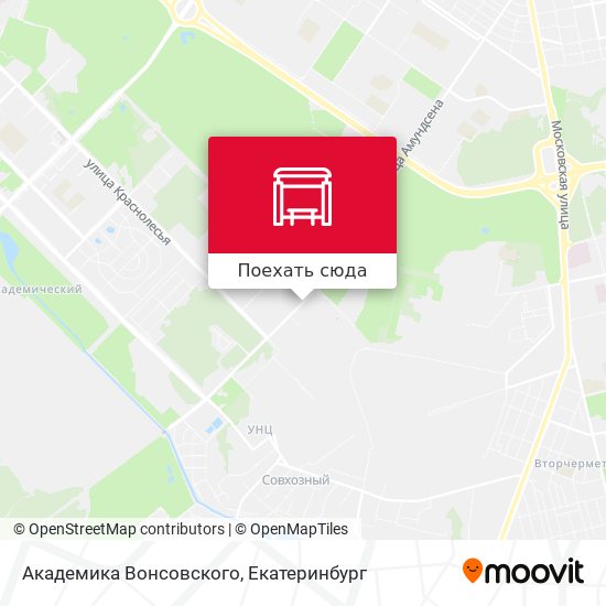 Карта Академика Вонсовского