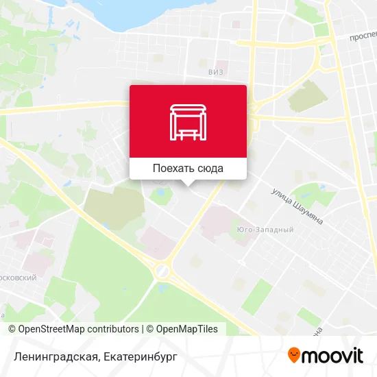 Карта Ленинградская