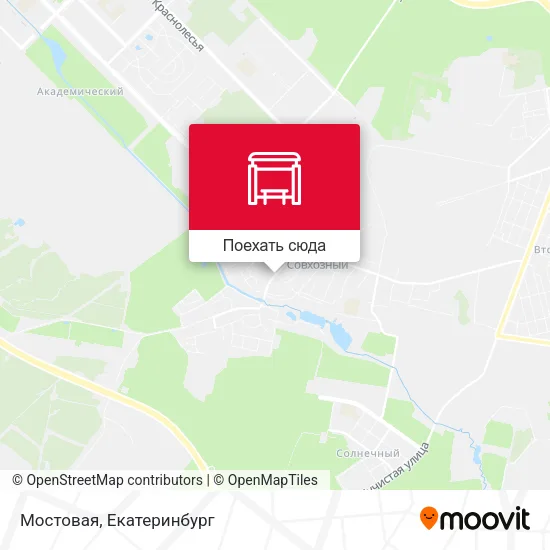 Карта Мостовая