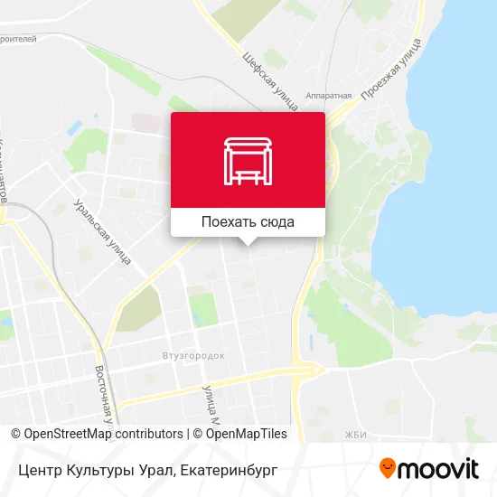 Карта Центр Культуры Урал