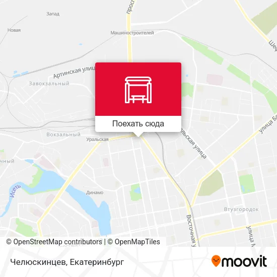 Карта Челюскинцев