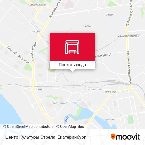 Карта Центр Культуры Стрела