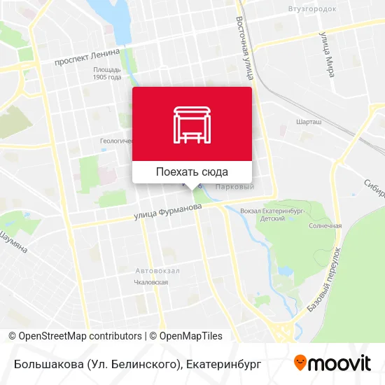 Карта Большакова (Ул. Белинского)