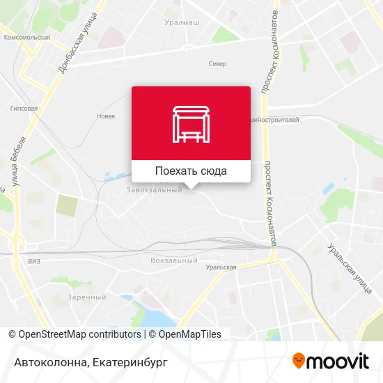 Карта Автоколонна