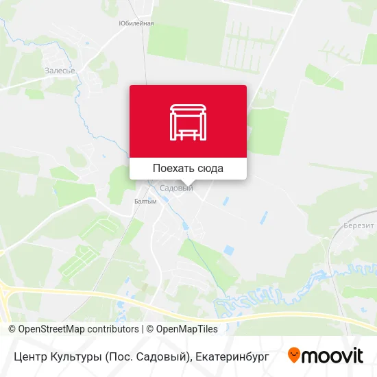 Карта Центр Культуры (Пос. Садовый)