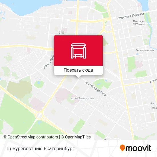 Карта Тц Буревестник