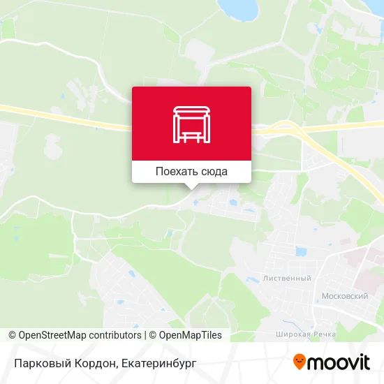 Карта Парковый Кордон