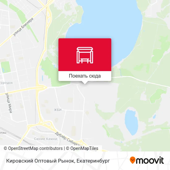 Карта Кировский Оптовый Рынок