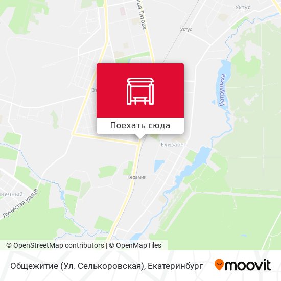 Карта Общежитие (Ул. Селькоровская)