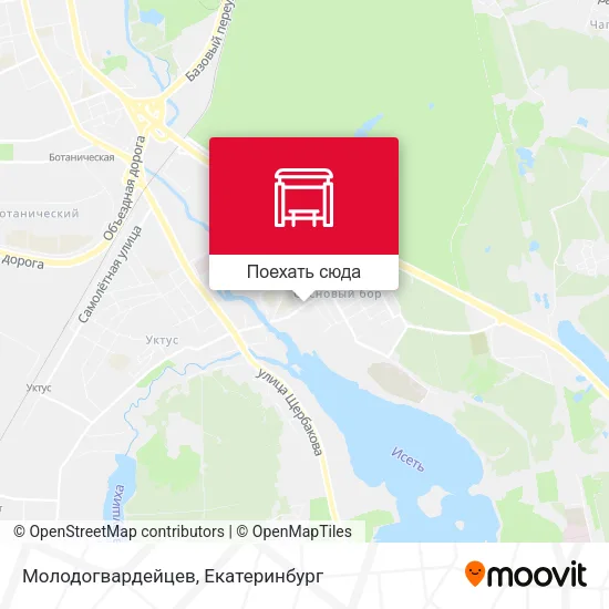 Карта Молодогвардейцев