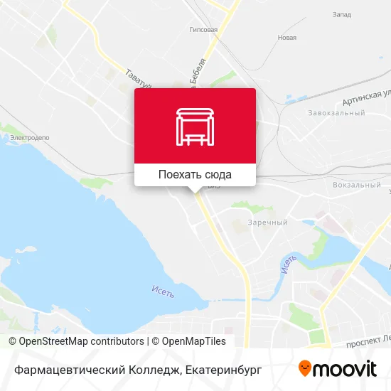 Карта Фармацевтический Колледж