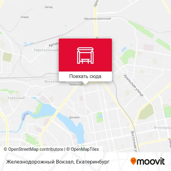 Карта Железнодорожный Вокзал