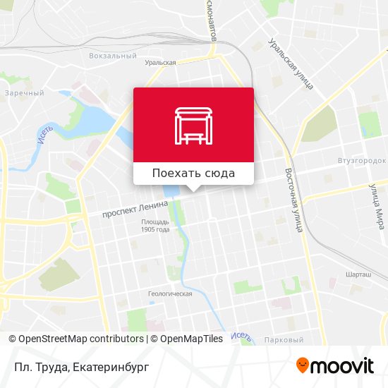 Карта Пл. Труда