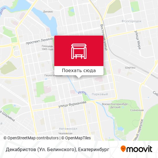 Карта Декабристов (Ул. Белинского)
