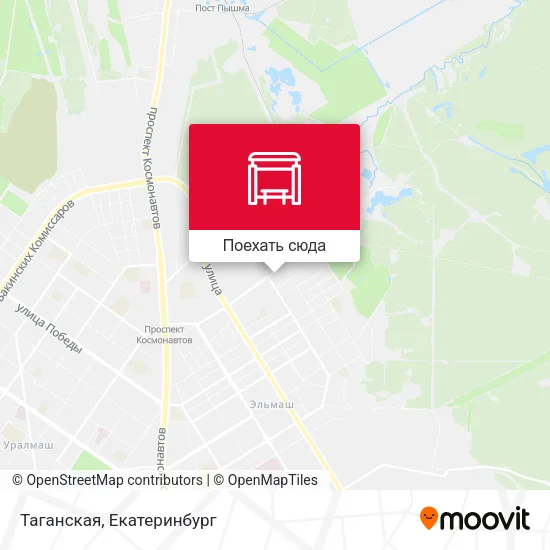 Карта Таганская
