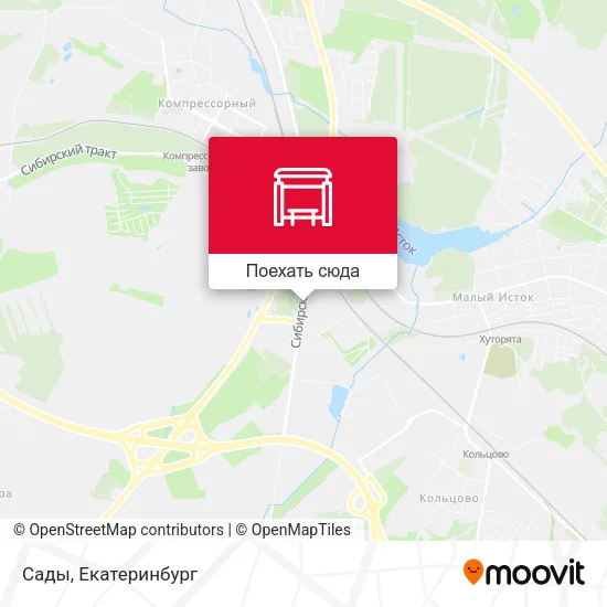 Карта Сады