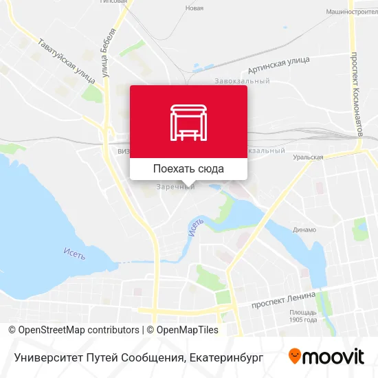 Карта Университет Путей Сообщения
