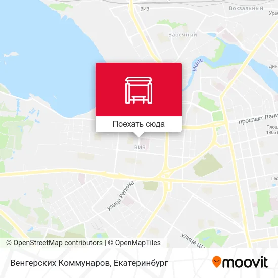 Карта Венгерских Коммунаров