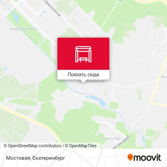 Карта Мостовая