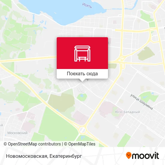 Карта Новомосковская