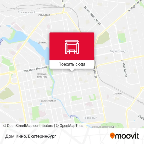 Карта Дом Кино