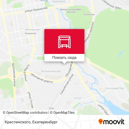 Карта Крестинского